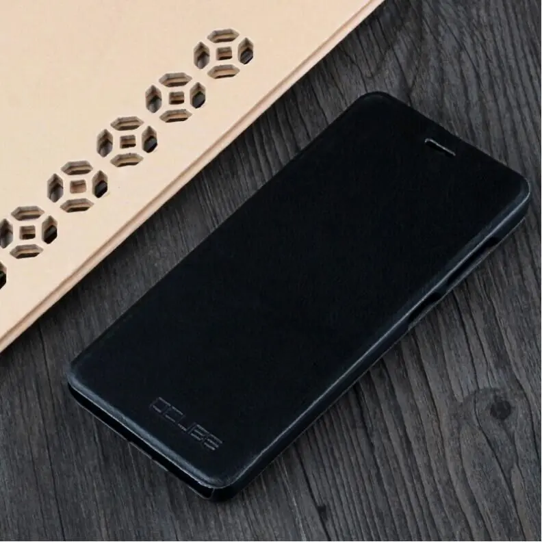 Для Ulefone Note 7 S11 роскошный высококачественный флип-подставка из искусственной кожи чехол для 6,1 дюймов Ulefone S11 Note 7 защитный чехол для смартфона - Цвет: Черный