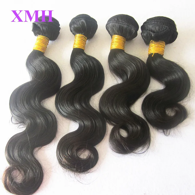 5 Связки Лот Бразильского Виргинские Волос Объемной Волны 100% Необработанные