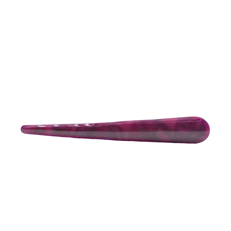 purple Корейская большая акриловая длинная Заколка-заколка для волос с большим Рогом, крепкие заколки для волос, женские заколки для душа, салонные аксессуары для волос D38 - Окраска металла: purple