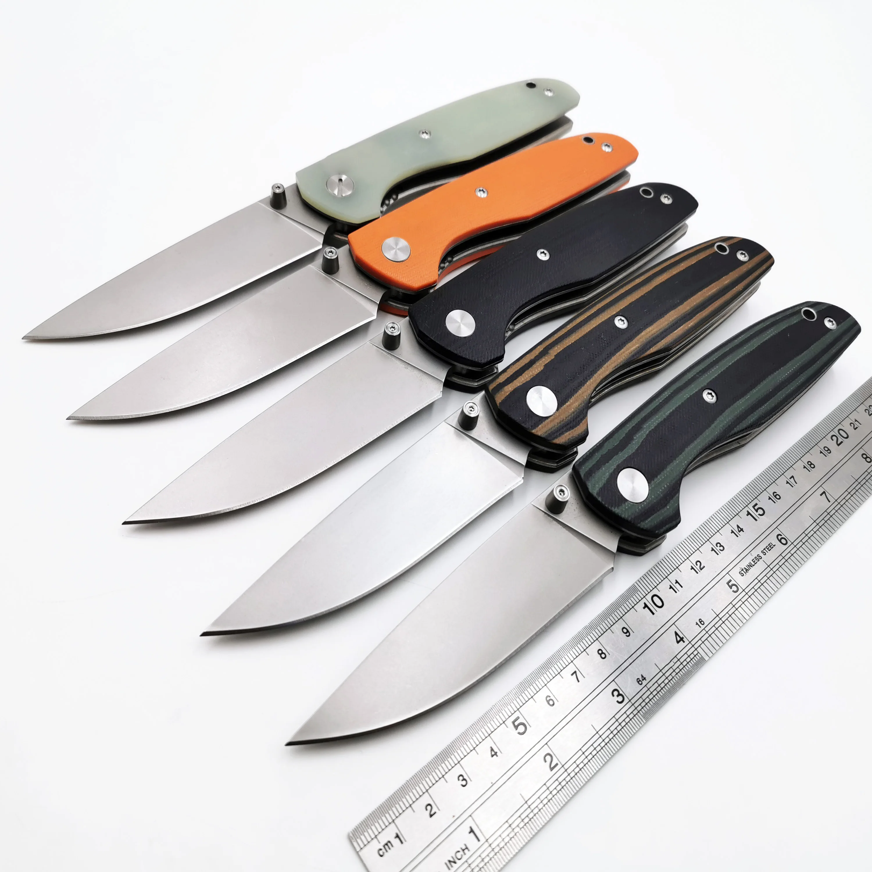 Складной нож с шариковым подшипником D2 лезвие из порошковой стали G10 для кемпинга