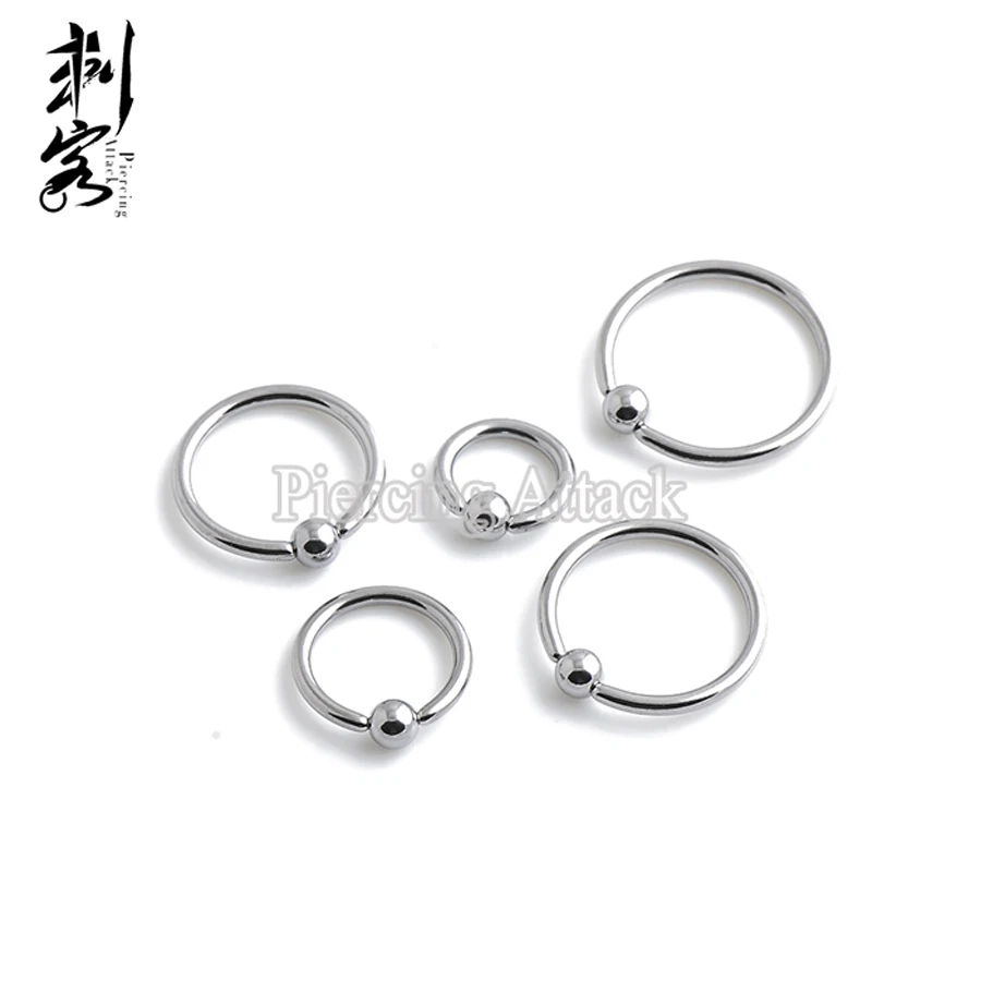 Кольца из хирургической стали 316L 16 Калибр 100 шт.|16 gauge|captive ring316l surgical steel |