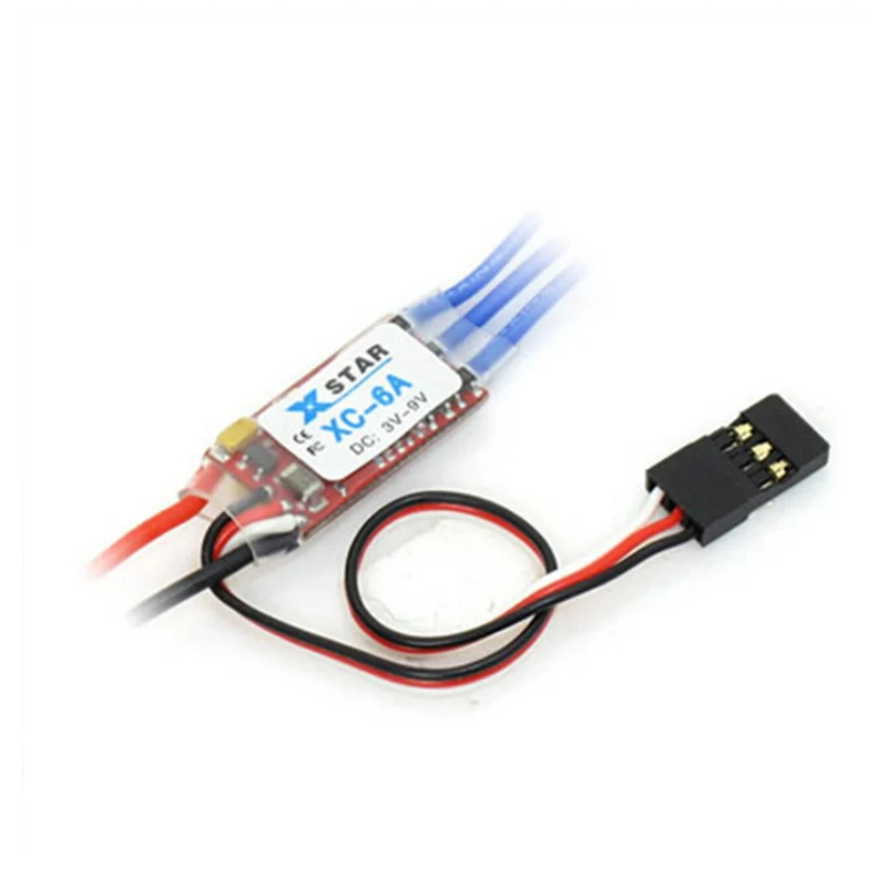 FATJAY XC 6A RC hobby car бесщеточный ESC 1 2S 4g Электронный регулятор скорости 3 режима 2