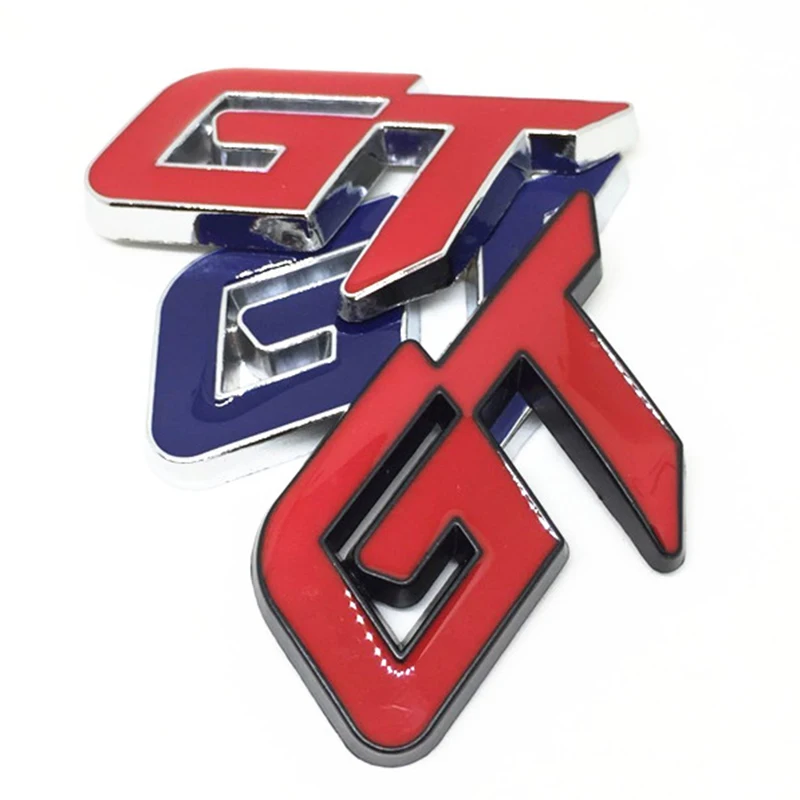 3d Gt Logo автомобильный стикер модный декор для Ford Mustang Focus 2 3 Fiesta Ranger Mondeo Mk2 |