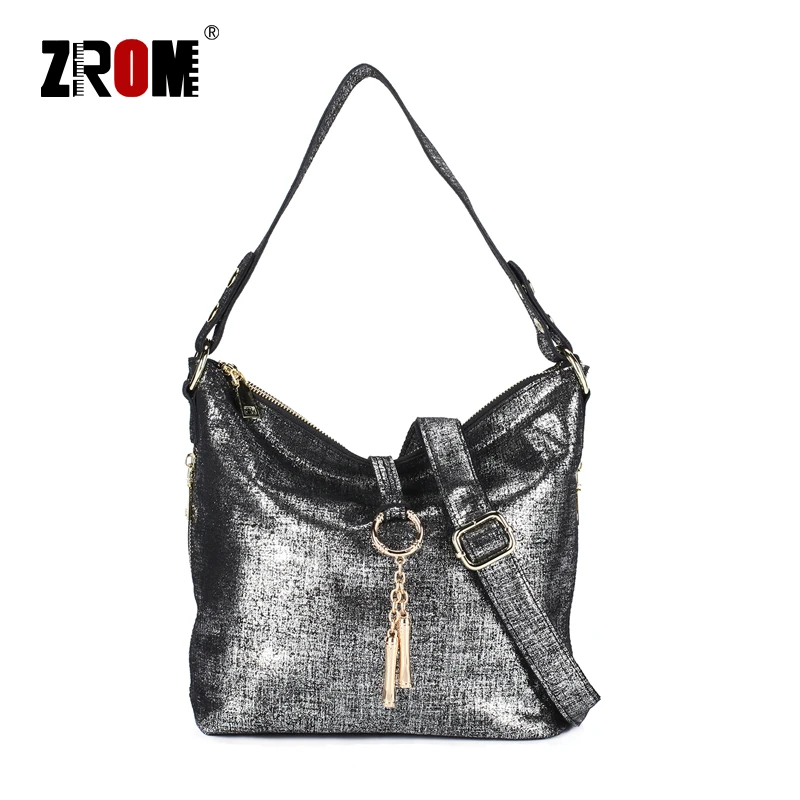 Женская сумка ZROM из натуральной кожи однотонная высокого качества | Багаж и сумки