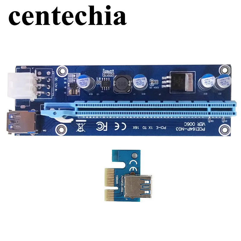 Адаптер PCI E Express 1X до 16X 50 см USB 3 0|pci e|pci-e pci1x to 16x |