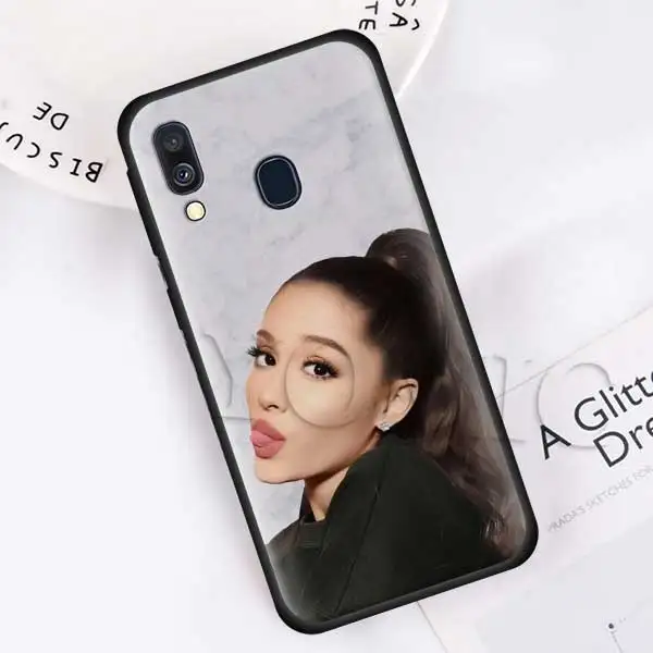 015 Певица Ариана Гранде силиконовый мягкий чехол для samsung Galaxy A50 A40 A70 A30 A20 A80 A6 A7 A8 плюс A9 черный чехол Coque - Цвет: 015