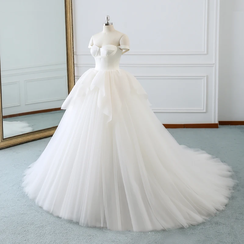 Сексуальное платье без бретелек с открытой спиной Vestidos De Novia открытыми плечами