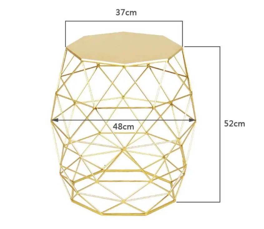 Louis Fashion Coffee Tables Modern Nordic Golden Simple Living Room Sofa Small Apartment Balcony Originality |