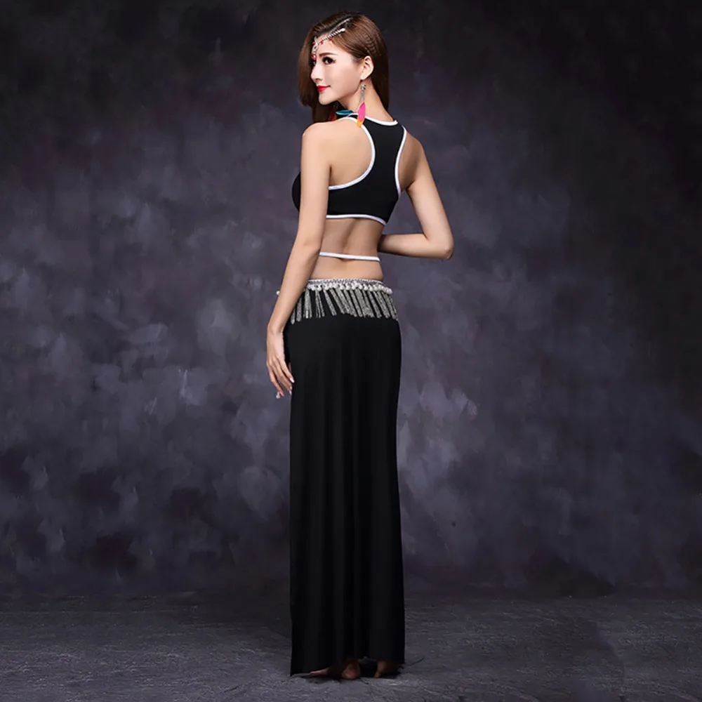 2017 пикантные Модные женские Для женщин танец живота костюмы 3 шт. (Топ и жилет