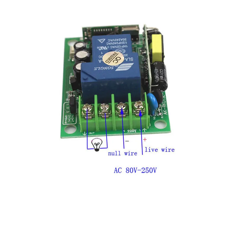 Sleeplion 3000W 220V 30A 1CH реле РЧ пульт дистанционного управления Управление вкл/выкл