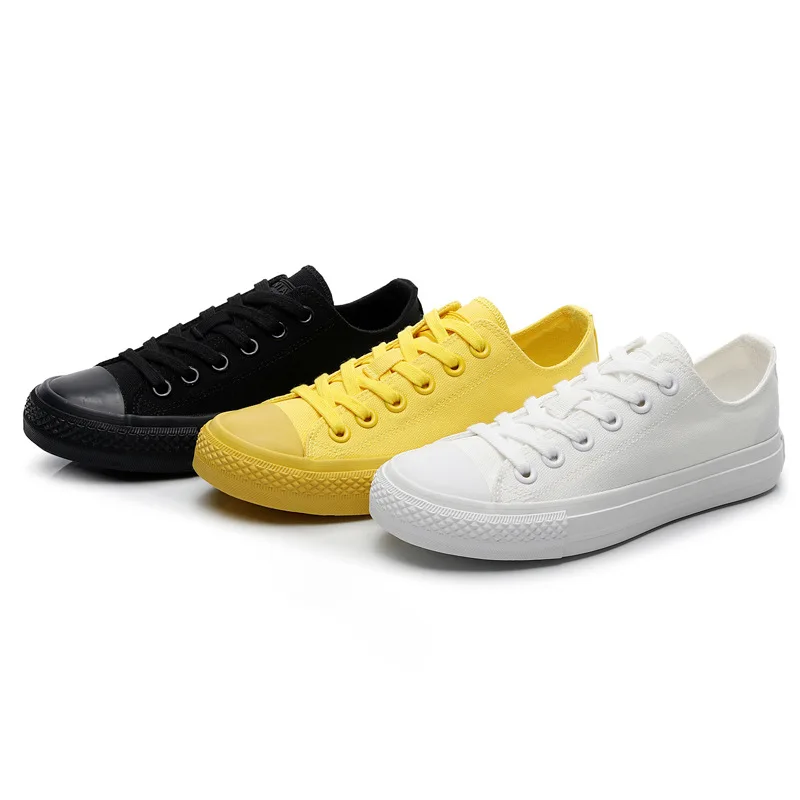 Sluggish Mog Women Fashion Casual Canvas Candy Color Sneakers Lace-up Round Toe Basic Flats Plus Size 35-40 Shoes Woman WF50 | Обувь