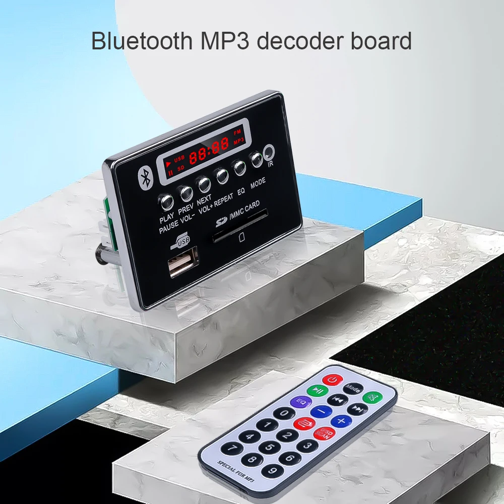 Mp3 декодер kebidu с громкой связью плата Bluetooth модулем Автомобильный USB MP3 плеер FM Aux