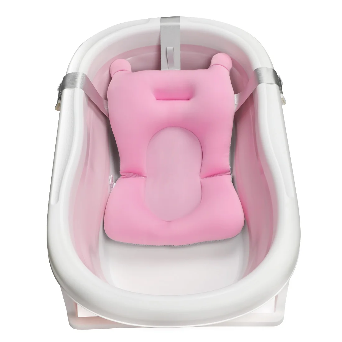 

TYRY.HU Baby Bath Mat Portable Bath tub Cushion For Babies Bath Shower Pad Non-Slip Cushions Infant Mat Newborn Baby Accessories