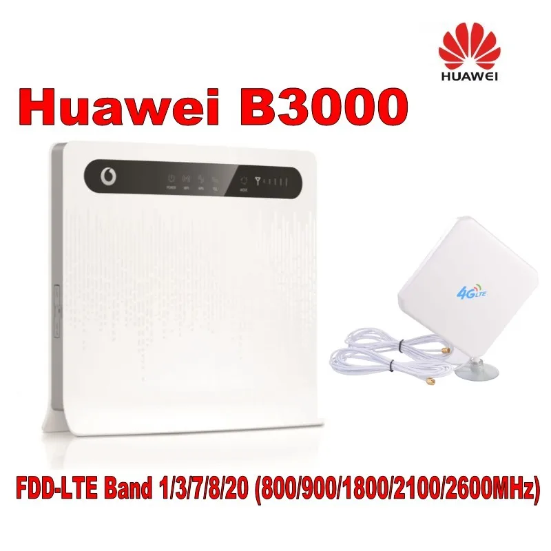 Vodafone B3000(Huawei B593s 22) LTE 4G беспроводной маршрутизатор CPE с поддержкой FDD800/900/1800/2100/2600