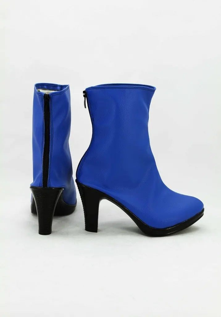 Jolyne Kujo Cosplay JOJO'S BIZARRE ADVENTURE 6 Blue Boots Custom Made Any Size | Тематическая одежда и униформа