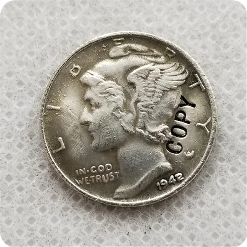 США 1942/1 P копия Mercury penny памятные монеты монет медаль коллекционные