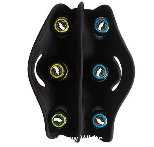 Неопреновый черный мешок SBR на шесть бутылок бесплатная доставка | Багаж и сумки