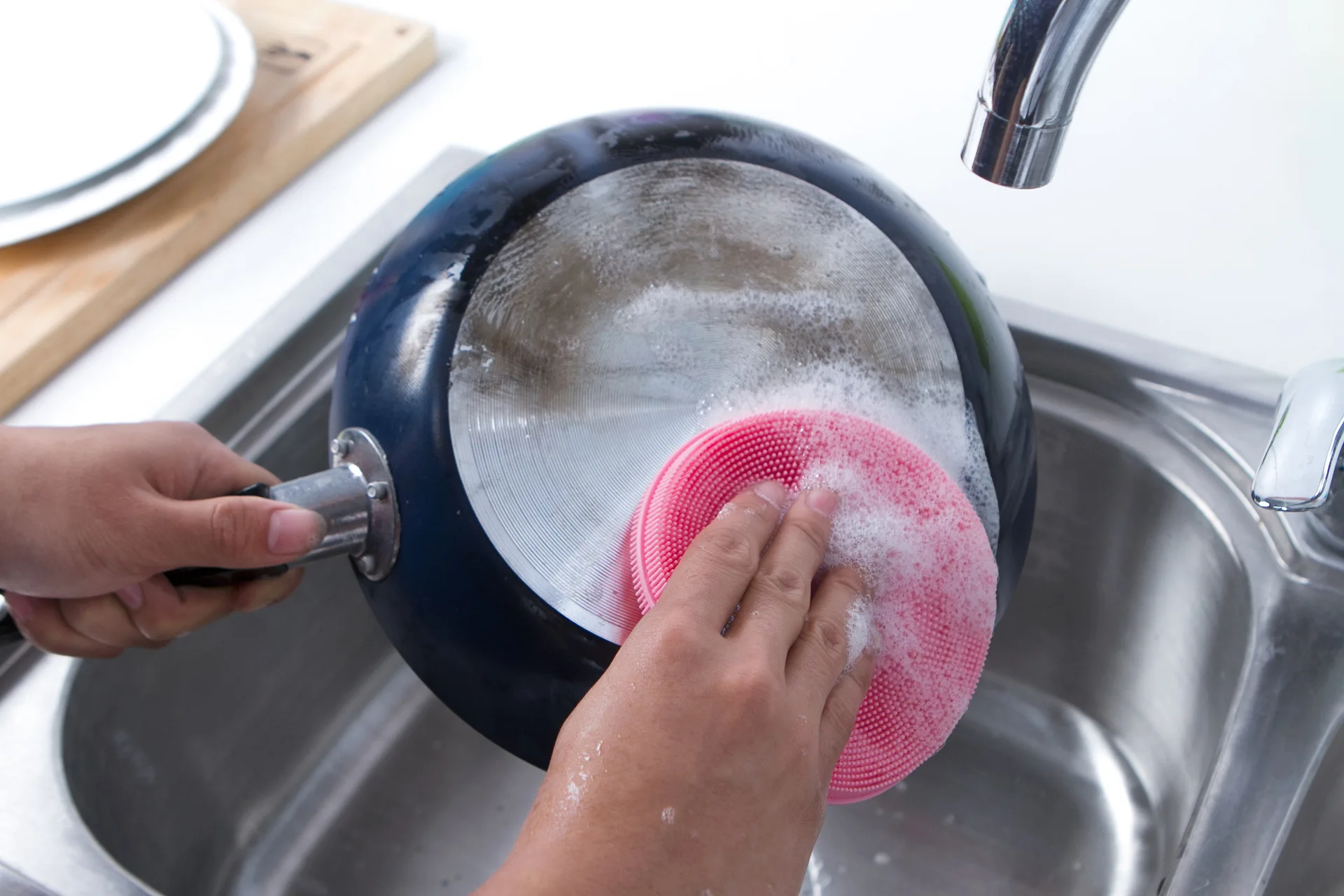 Горячая продажа 1 шт Силиконовая щетка скруббер Пищевая силиконовая Чистящая для