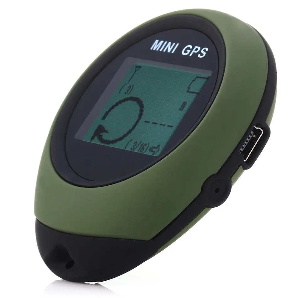 Мини-брелок с GPS-трекером локатор поиска пути 16 ПОИ-компасом для путешествий на