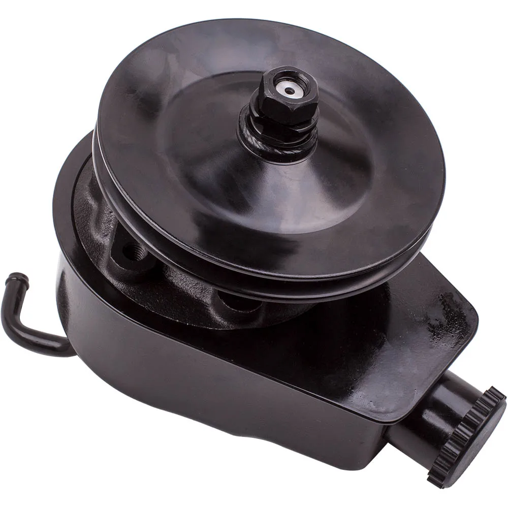 Насос гидроусилителя рулевого управления W/одиночный паз шкив для GM SBC Chevy Black Saginaw