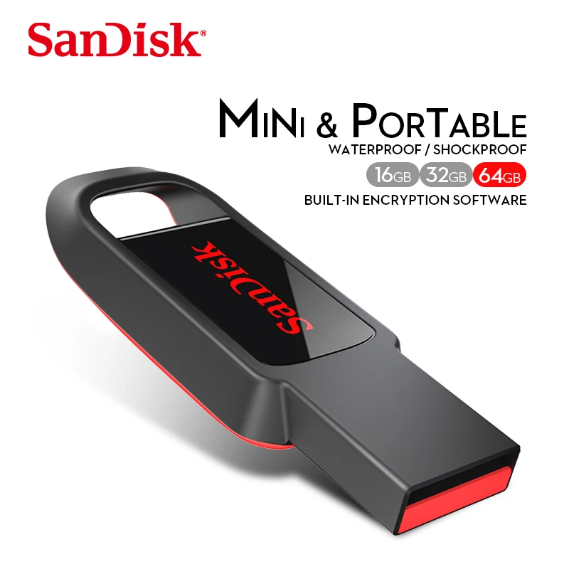 Флеш накопитель USB SanDisk CZ61 128 ГБ/64 Гб/32 ГБ/16 ГБ флеш диск 2 0 usb накопитель|USB