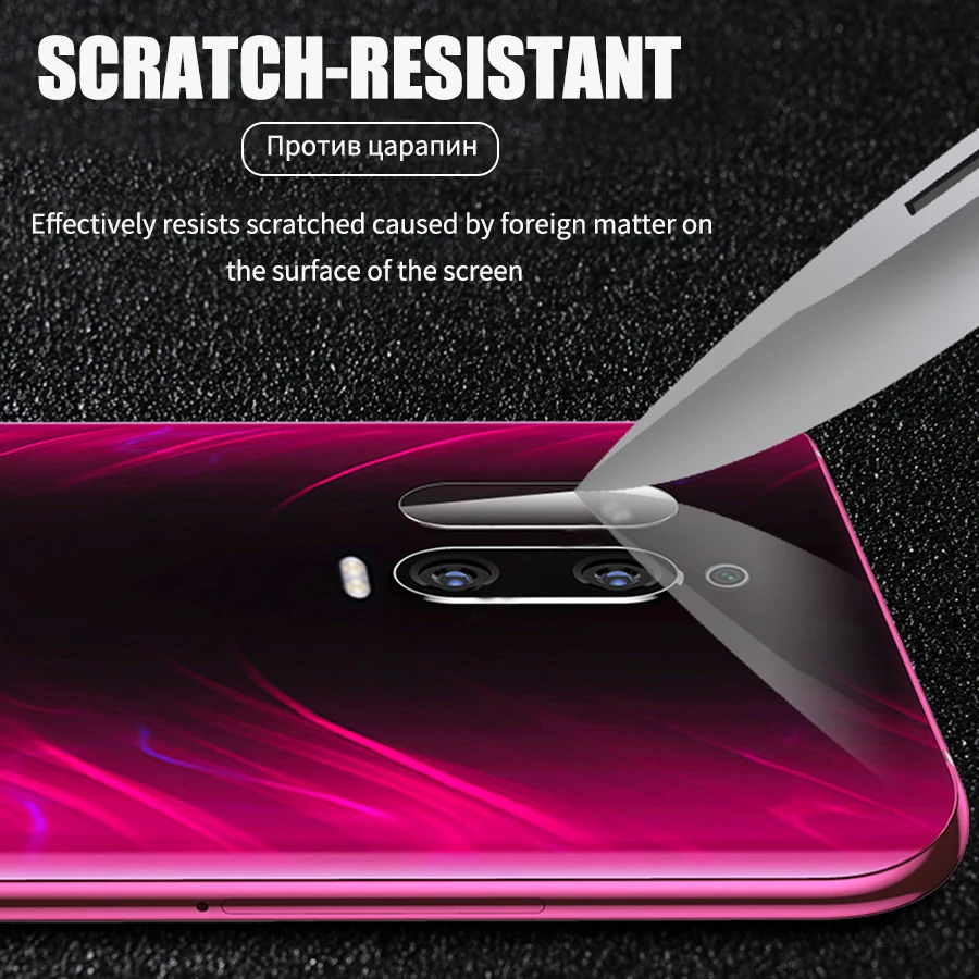 3 упаковки закаленное стекло для Xiaomi mi 9T 9T Pro защитное кольцо для камеры 7,5 H на камеру телефона мягкое стекло для красного mi K20 K20 Pro