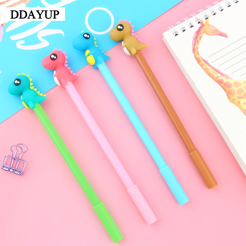 2 шт./лот креативная ручка Корейская Милая Канцелярия каваи конфеты динозавр