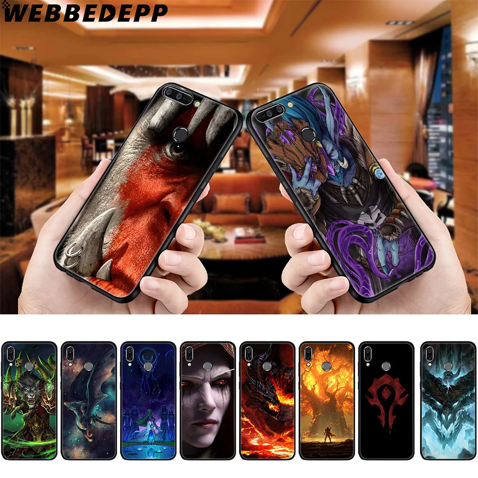 WEBBEDEPP World of Warcraft Soft Case for Huawei P8 P9 P10 P20 P30 Lite Pro P Smart Z Plus 2019 Y6 Prime 2018 2017 Mini |