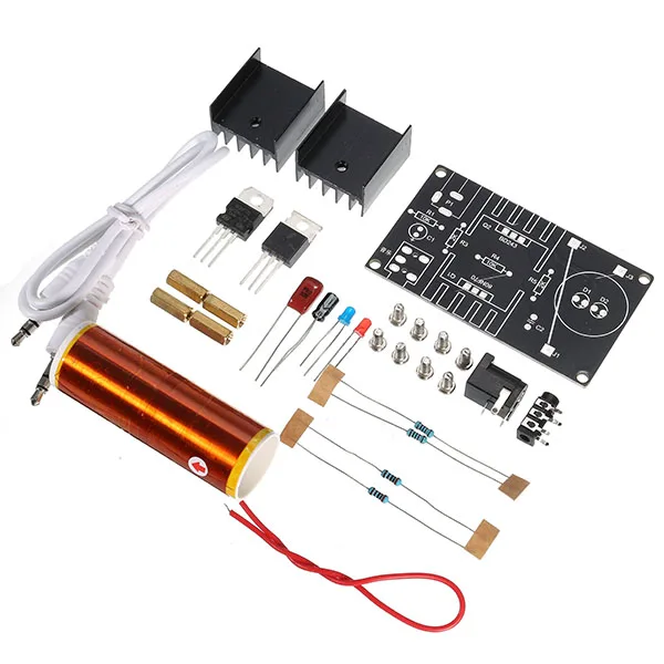 LEORY DC 15-24 V 2A электронная Беспроводная передача мини Музыка ForTesla катушка