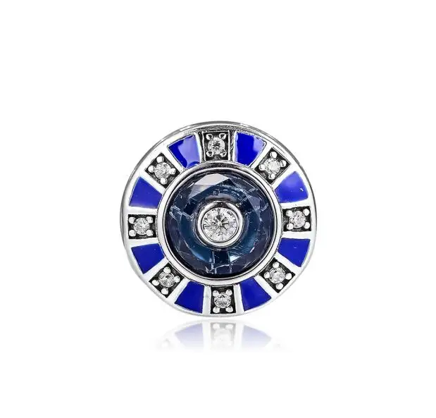 Оранжевый CKK Fit Pandora браслет вращающийся глобус бусины для Подвески для изготовления украшений Стерлинговое Серебро 925 шарик шарм Kralen perles - Цвет: Оранжевый