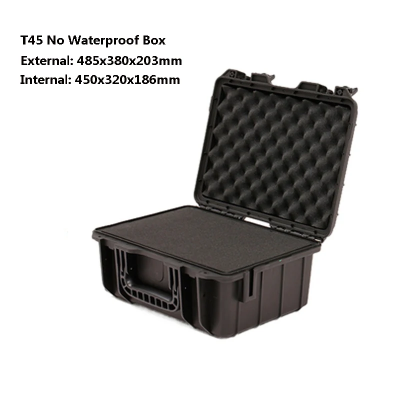 485x380x203mm ABS пластиковый герметичный ящик для инструментов, защитное оборудование, чехол для инструментов, ударопрочный ящик для инструментов, камера, ящик для инструментов с предварительно вырезанной пеной - Цвет: 485x380x203mm