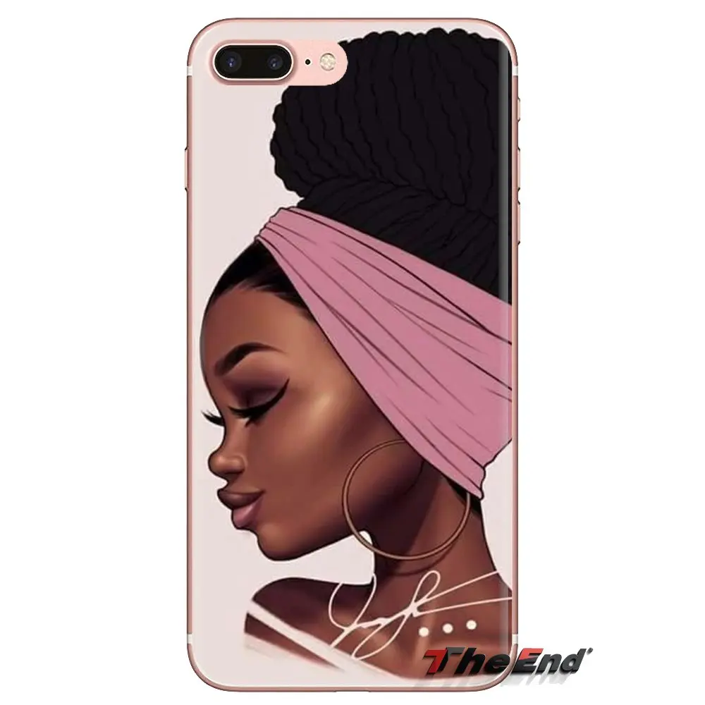 Transparent TPU Skin Case 2bunz Melanin Poppin Aba For LG Spirit Motorola Moto X4 E4 E5 G5 G5S G6 Z Z2 Z3 G2 G3 C Play Plus Mini |