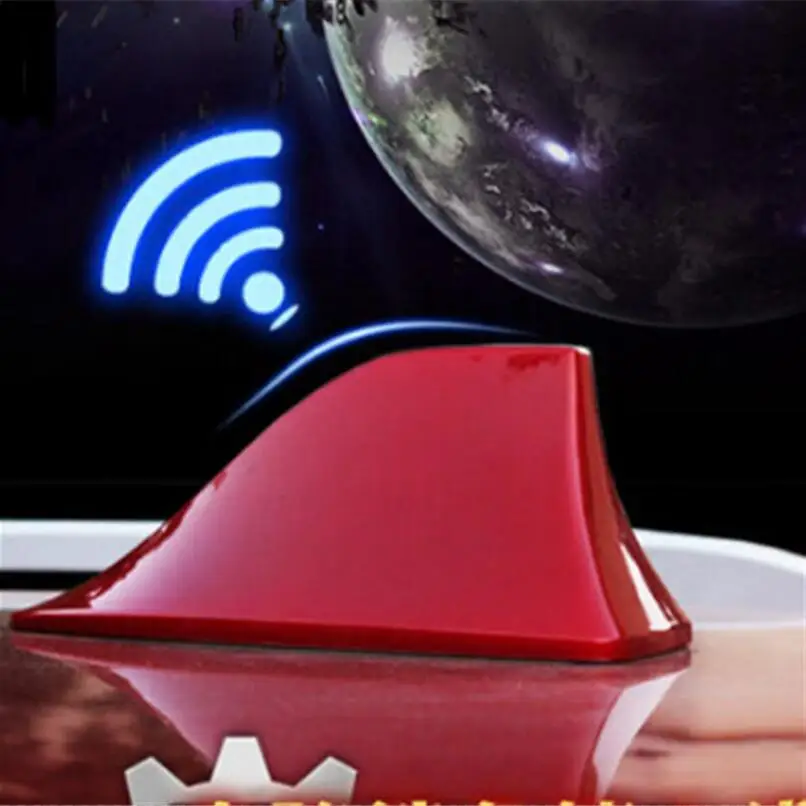 5 colors Car-Styling Universal Antenna Shark Fin Modify Promote FM Radio Signal Aerials Car Accessories Case For Sedan Hatchback |