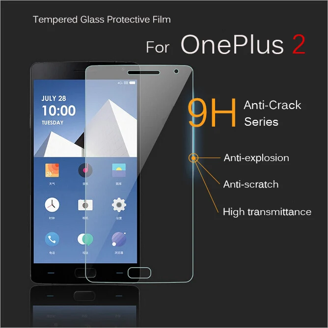 For OnePlus 2 Tempered Glass Screen Protector Thin Explosion-Proof Film for One Plus Two Anti Shatter Protective Guard | Мобильные