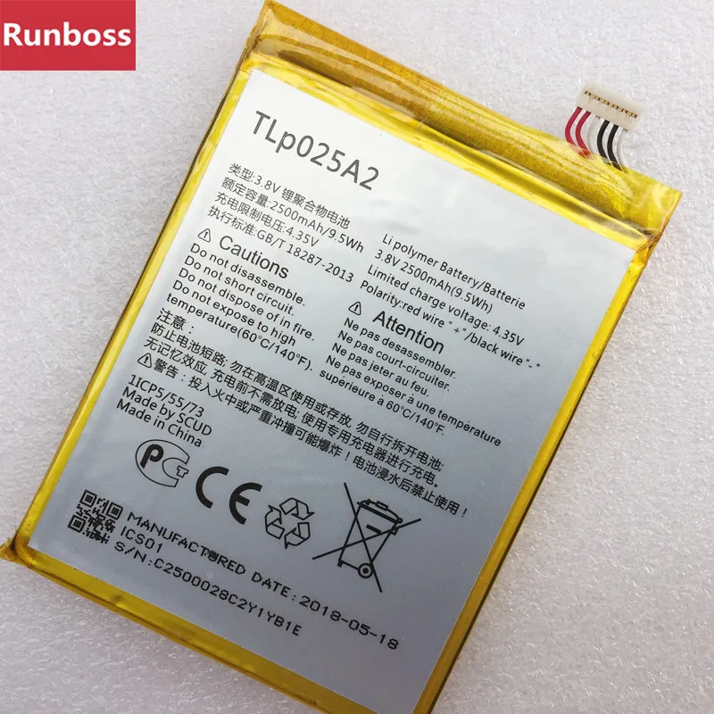 2500 мАч TLp025A2 батарея для Alcatel One Touch Pop 3(5,5) 5054A OT-5054 5054T 5054D 5054X батареи для мобильных телефонов