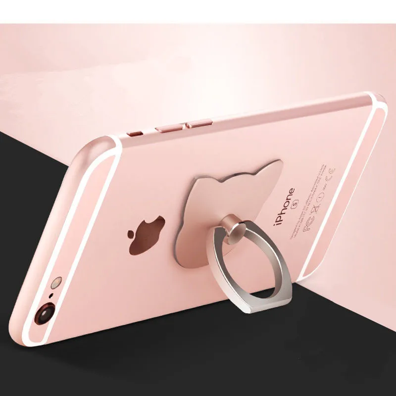 Luxury 360 Degree Finger Ring Cartoon Minnie Head Mobile Phone Smartphone phone Holder Stand For iPhone iPad all Smart | Мобильные