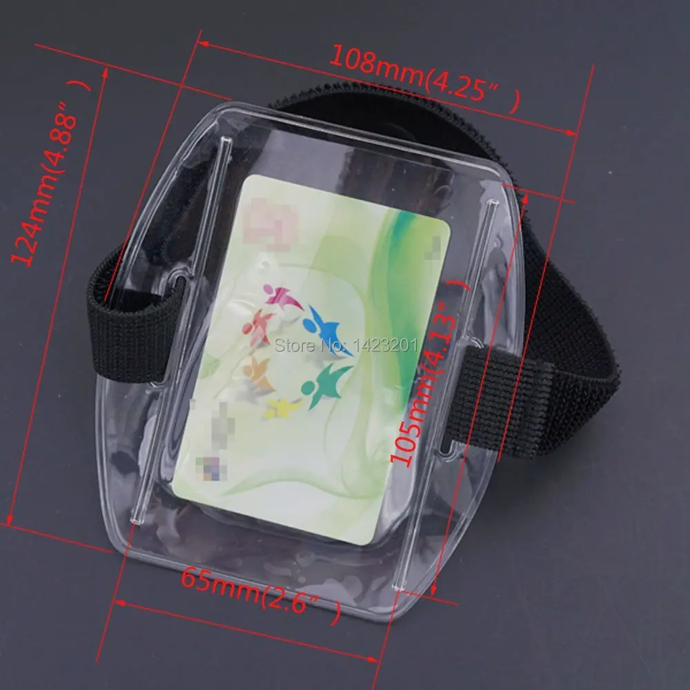 30 шт./лот Вертикальная повязка на руку идентификационная бирка карточка фото