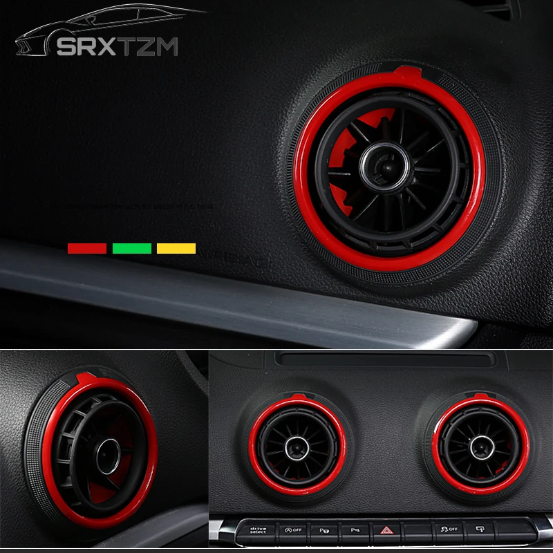 Декоративное кольцо SRXTZM для вентиляционной решетки автомобиля Audi A3 2013-2017 и S3 RS3