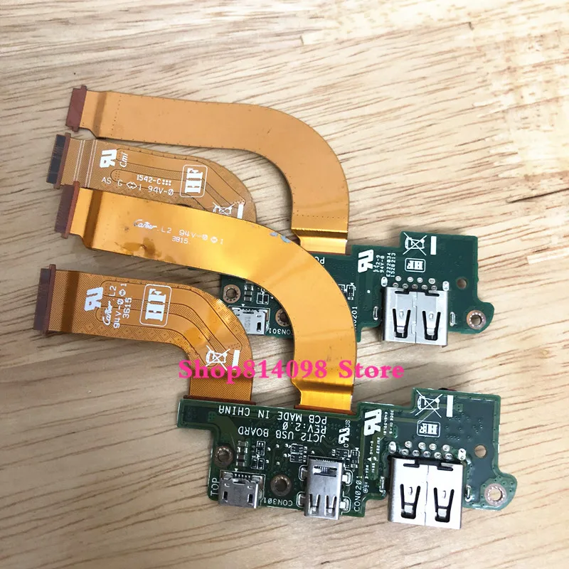 USB плата с кабелем подходит для Dell Venue 11 Pro 7140 Micro зарядный порт Mini HDMI JCT2