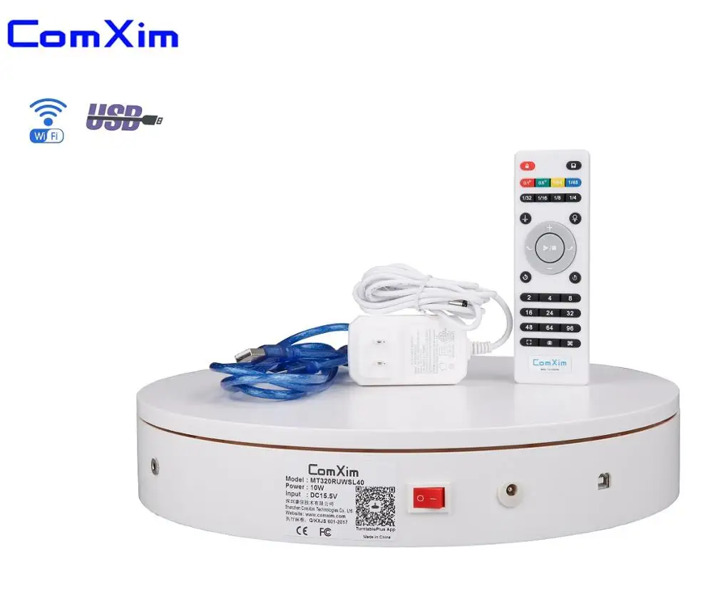 ComXim 32 см 12 6 дюйма Wi Fi USB синхронный затвор вращающийся электрический поворотный