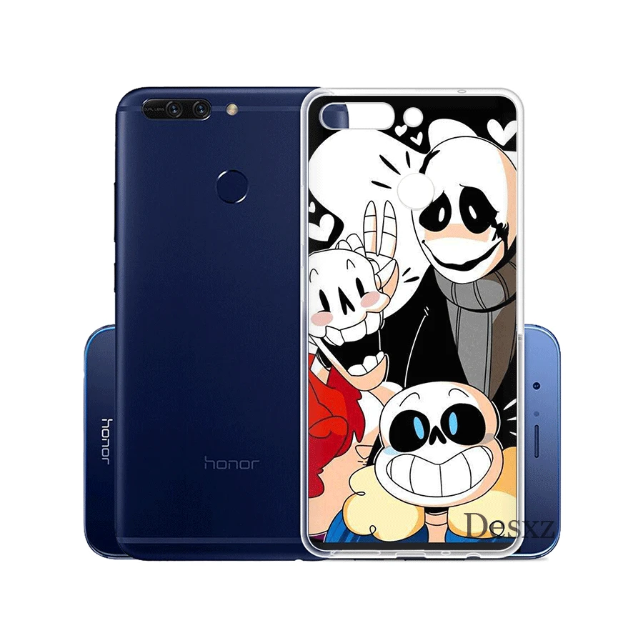 Чехол для телефона Папирус из андертейл Санс Huawei Y5 Y6 Y7 II 2017 2018 Prime защитный