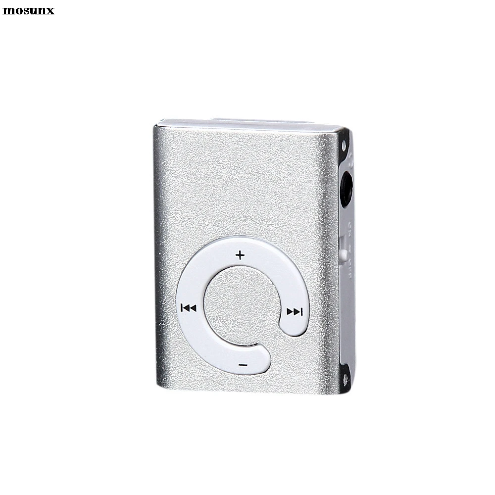 Mosunx Hifi мини металлический USB MP3 плеер с зажимом поддержка Micro SD TF карты музыкальный