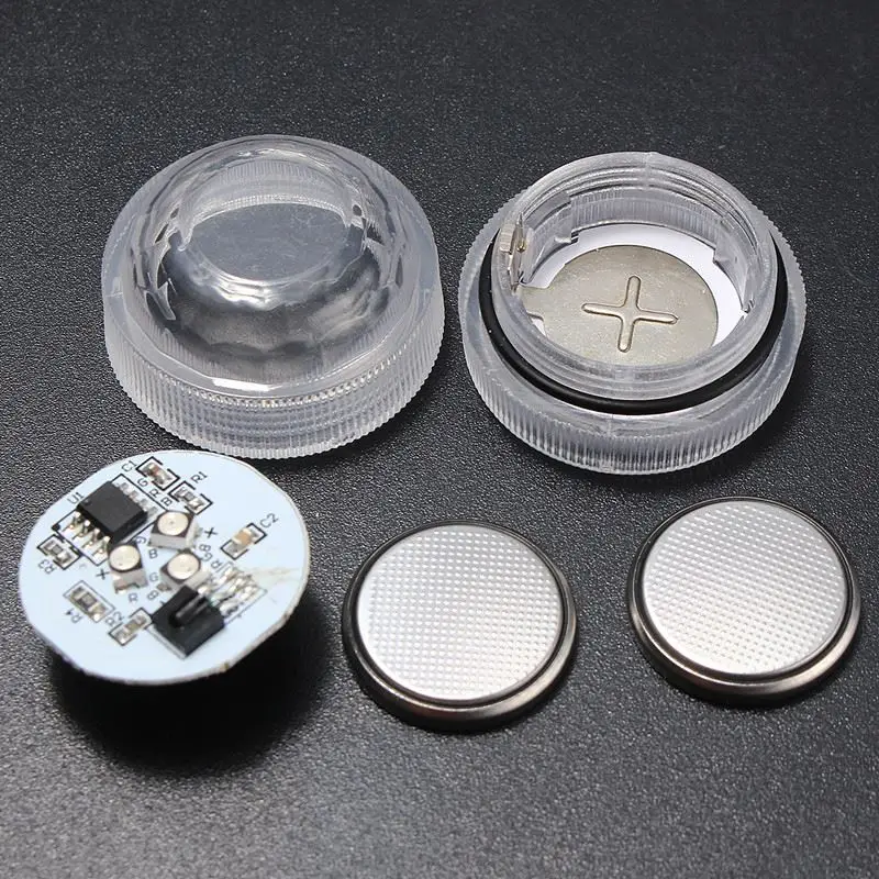 Светодиодный мини светильник RGB 1 Вт 5 В цветная круглая лампа в форме свечи