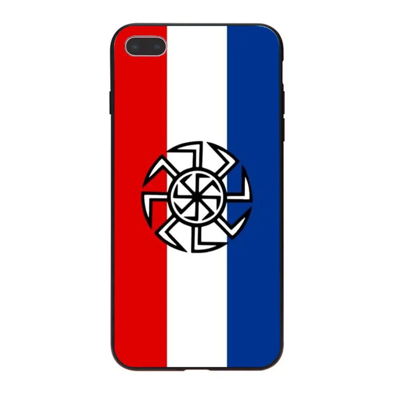Роскошный Гибридный чехол для телефона MaiYaCa славянский символ Коловрат iPhone 8 7 6 6S