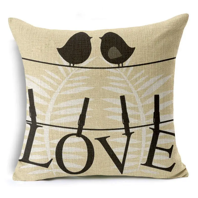 Чехол для подушки с Северными мотивами подарок на день Святого Валентина чехол