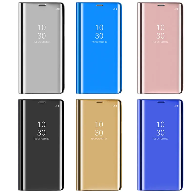 Jcase модный гальванический зеркальный чехол для телефона Samsung Galaxy S8 Plus eather Smart Clear