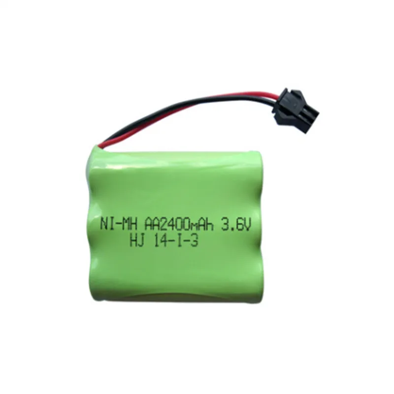 1 шт. 3 6 v батарея 2400mah Металл гидридных или никель акумуляторная металл гидридного