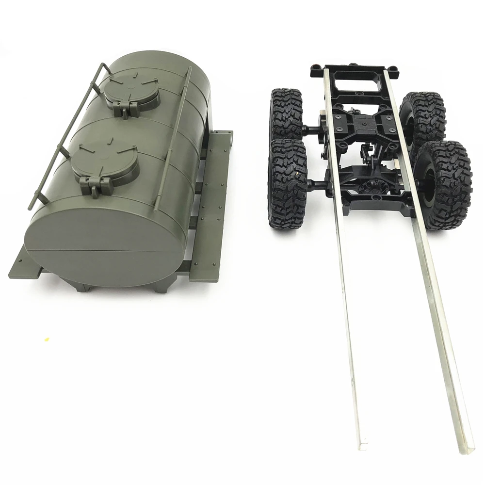 Масляный бак прицеп шасси Запасной комплект шин для WPL 1/16 B36 B-36 B36K B36KIT военный грузовик RC автомобиль запчасти DIY RC автомобиль аксессуары