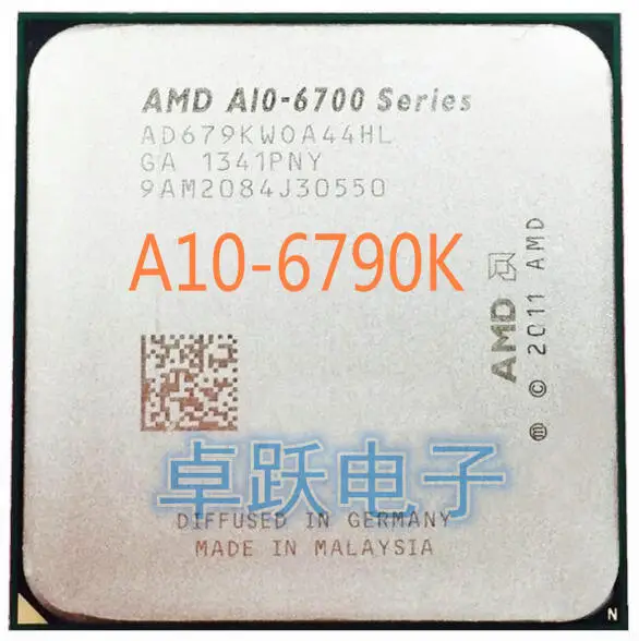 AMD A10 Series 6790 k 4 0 GHz четырехъядерный процессор Socket FM2 Бесплатная