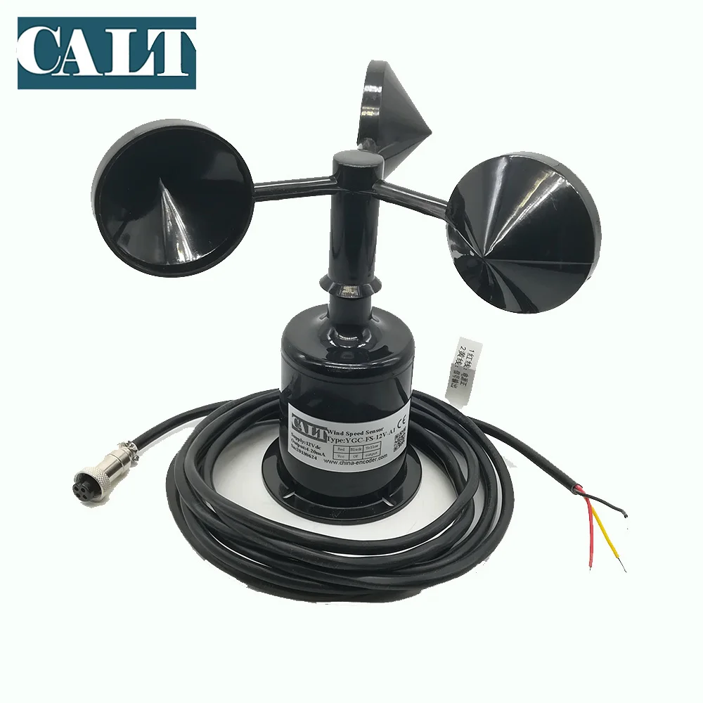 CALT три 3 чашки anemometer5v 9 30V dc Аналоговый сигнал 0 5V 10V 4 20mA Выходная Метеостанция